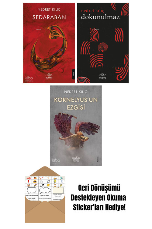 Epsilon Yayınevi Nedret Kılıç 3 Kitap Seti + Okuma Sticker'Ları