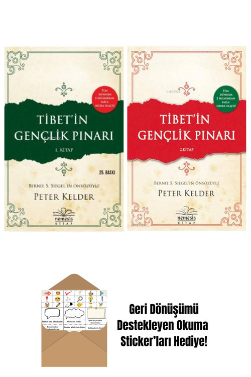 Epsilon Yayınevi Peter Kelder 2 Kitap Seti + Okuma Sticker'Ları