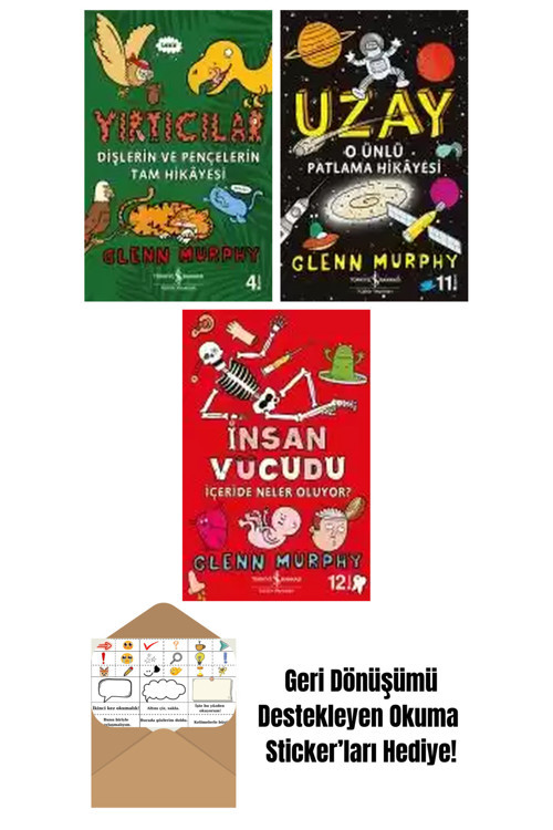 İş Bankası Kültür Yayınları Mike Philips 3 Kitap Seti + Okuma Sticker'Ları