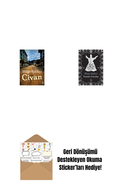 Everest Yayınları Civan + Transit Yolcular + Okuma Sticker'Ları