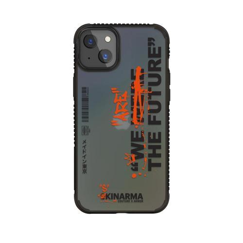 İphone 13 Uyumlu Kılıf Desenli Airbag Tasarımlı Kyanseru Kapak Füme