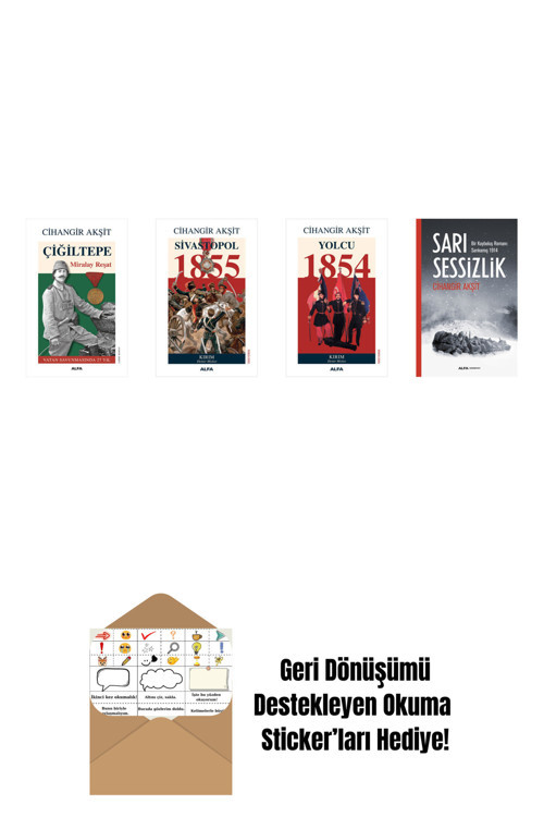 Alfa Yayıncılık Cihangir Akşit 4 Kitap Set + Okuma Sticker'Ları