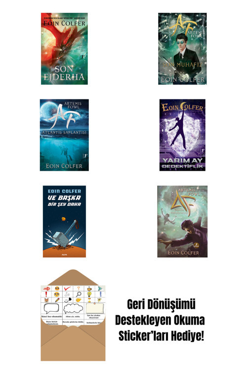 Alfa Yayıncılık Eoin Colfer 6 Kitap Set + Okuma Sticker'Ları