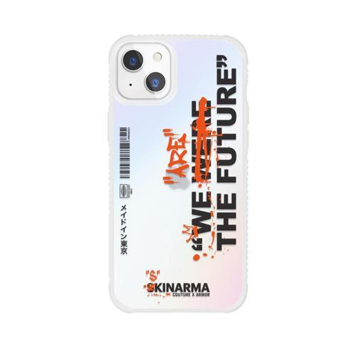 İphone 13 Uyumlu Kılıf Desenli Airbag Tasarımlı Kyanseru Kapak Şeffaf