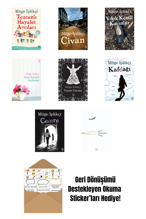 Everest Yayınları Müge İplikçi 8 Kitap Set + Okuma Sticker'Ları