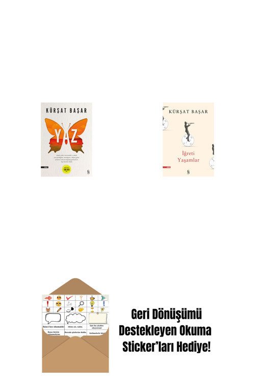Everest Yayınları Yaz + İğreti Yaşamlar + Okuma Sticker'Ları