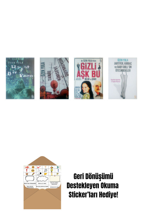 Everest Yayınları Özen Yula 4 Kitap Set + Okuma Sticker'Ları