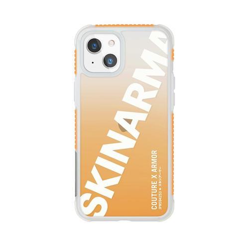 İphone 13 Uyumlu Kılıf Şeffaf Airbag Tasarımlı Keisha Kapak Turuncu