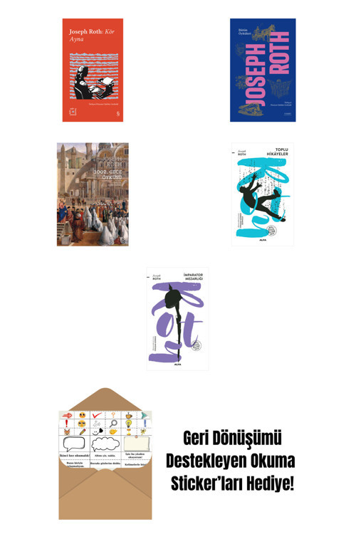 Alfa Yayıncılık Joseph Roth 5 Kitap Set + Okuma Sticker'Ları
