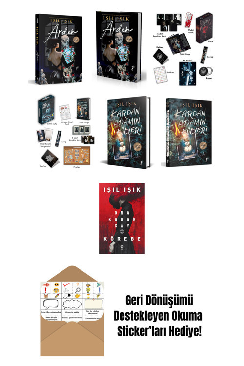 Artemis Yayınları Işıl Işık 7 Kitap Set + Okuma Sticker'Ları
