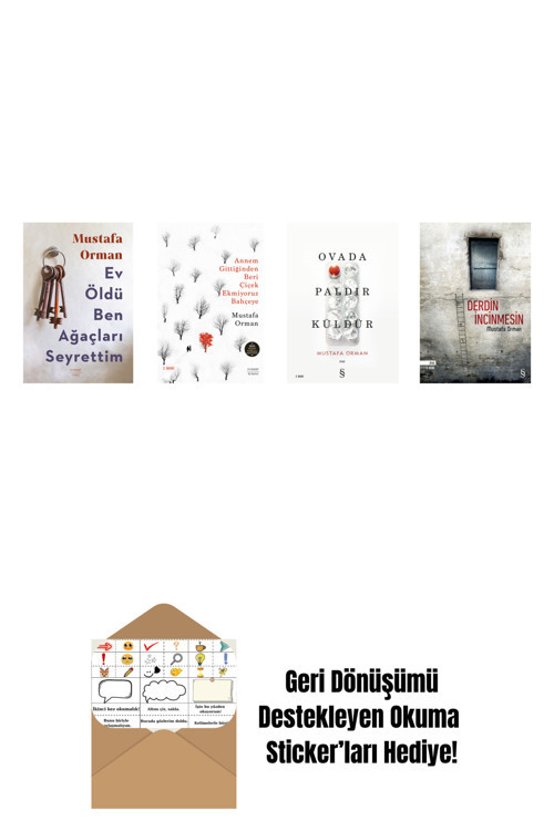 Everest Yayınları Mustafa Orman 4 Kitap Set + Okuma Sticker'Ları