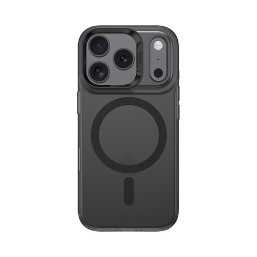 İphone 17 Pro Uyumlu Kılıf M-Safe Şarj Özellikli Lucid Armor Kapak Siyah