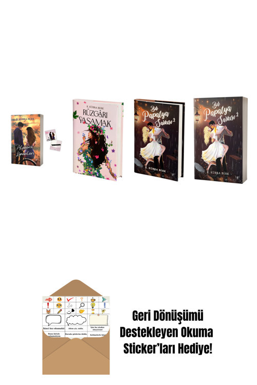 Artemis Yayınları K. Kübra Berk 4 Kitap Set + Okuma Sticker'Ları