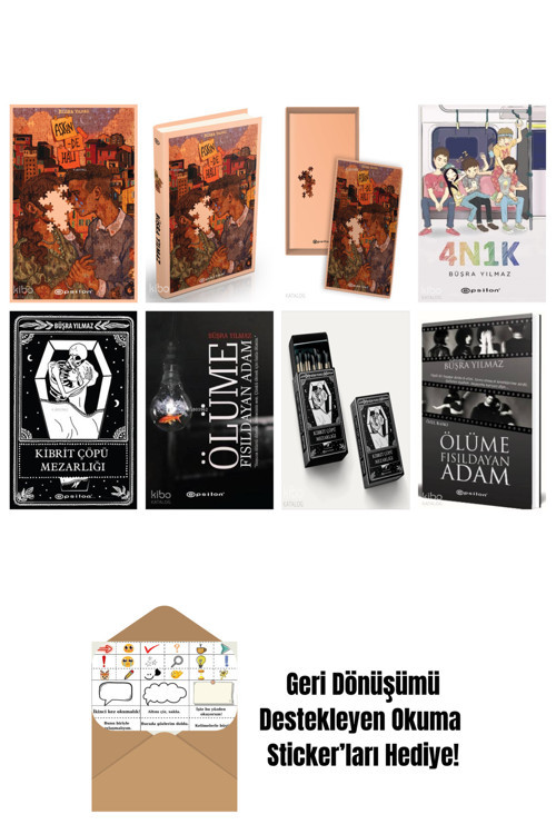 Epsilon Yayınevi Büşra Yılmaz 8 Kitap Seti + Okuma Sticker'Ları