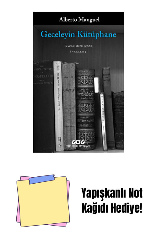 Yapı Kredi Yayınları Geceleyin Kütüphane + Yapışkanlı Not Kağıdı