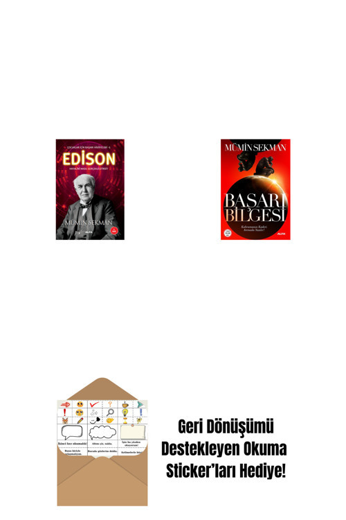 Alfa Yayıncılık Edison + Başarı Bilgesi + Okuma Sticker'Ları