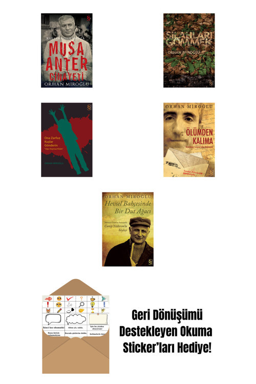 Everest Yayınları Orhan Miroğlu 5 Kitap Set + Okuma Sticker'Ları