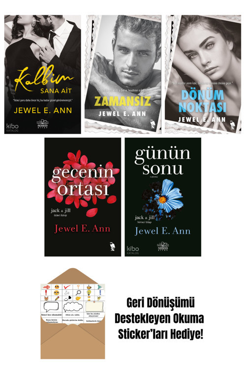 Epsilon Yayınevi Jewel E. Ann 5 Kitap Seti + Okuma Sticker'Ları