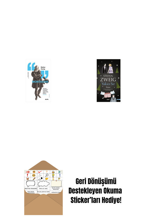 Alfa Yayıncılık Montaigne + Yakıcı Sır + Okuma Sticker'Ları