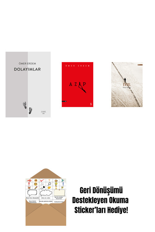 Everest Yayınları Dolayımlar + Azap + Evvel + Okuma Sticker'Ları