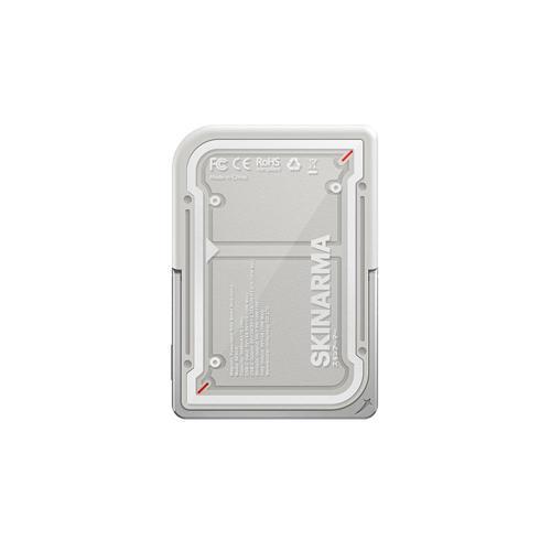 Nexus Mecha Kablosuz Powerbank PD Hızlı Şarj Özellikli Metal Standlı 20W 5000mAh Açık Gri