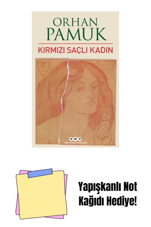 Yapı Kredi Yayınları Kırmızı Saçlı Kadın + Yapışkanlı Not Kağıdı