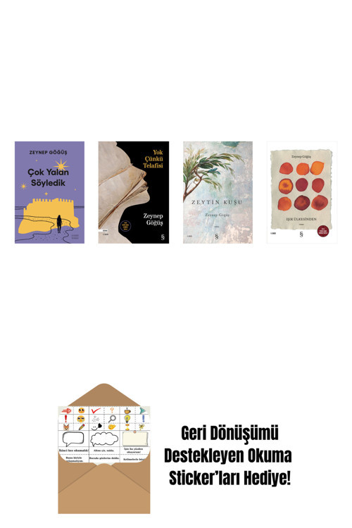 Everest Yayınları Zeynep Göğüş 4 Kitap Set + Okuma Sticker'Ları