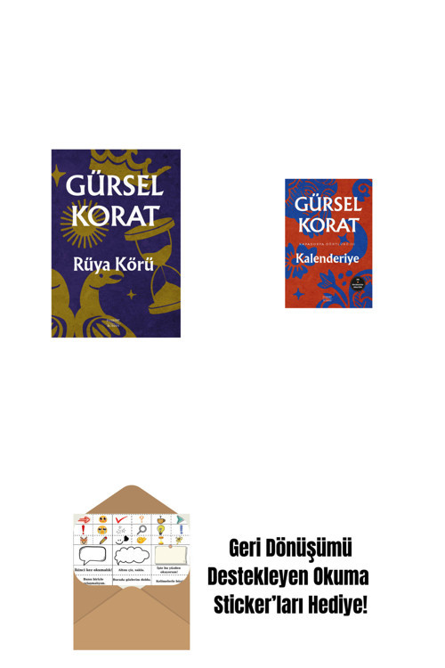Everest Yayınları Rüya Körü + Kalenderiye + Okuma Sticker'Ları