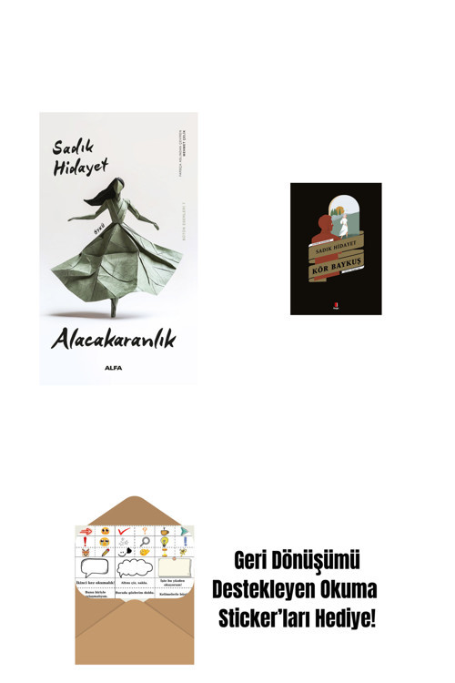 Alfa Yayıncılık Alacakaranlık + Kör Baykuş + Okuma Sticker'Ları