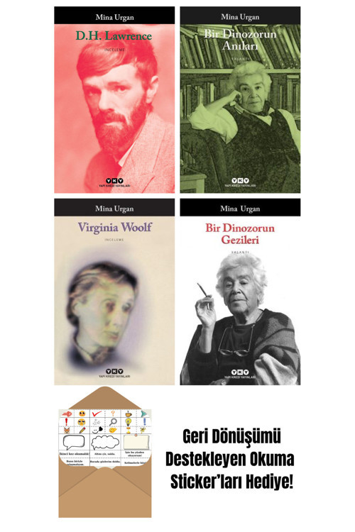 Yapı Kredi Yayınları Mina Urgan 4 Kitap Seti + Okuma Sticker'Ları