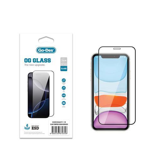 İphone Xr 6.1 Uyumlu Og Glass Antistatik Temperli Cam Ekran Koruyucu Şeffaf