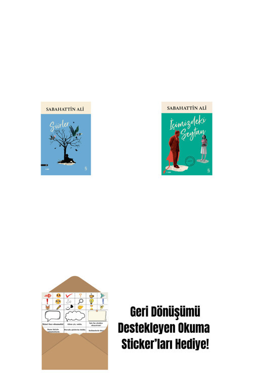 Everest Yayınları Şiirler + İçimizdeki Şeytan + Okuma Sticker'Ları