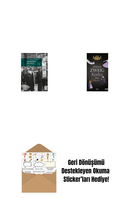 Alfa Yayıncılık Masalımsı Bir Gece + Korku + Okuma Sticker'Ları