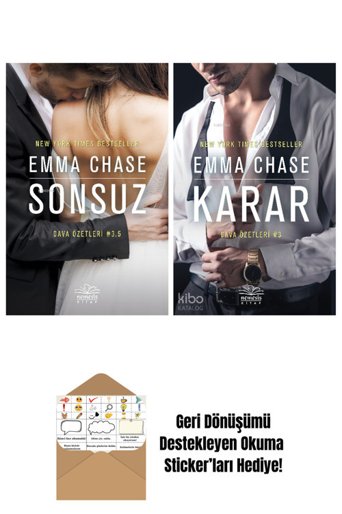 Epsilon Yayınevi Emma Chase 2 Kitap Seti + Okuma Sticker'Ları