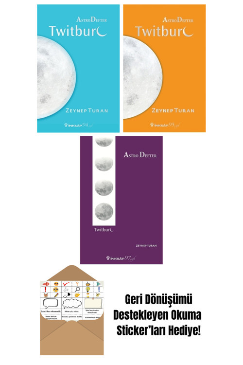 İnkılap Kitabevi Yayınevi Zeynep Turan 3 Kitap Seti + Okuma Sticker'Ları