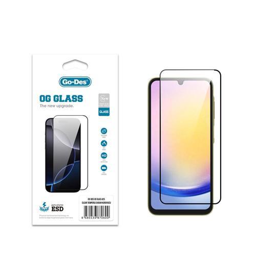 Galaxy A25 Uyumlu Og Glass Antistatik Temperli Cam Ekran Koruyucu Şeffaf