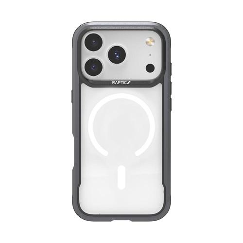 İphone 17 Pro Uyumlu Kılıf M-Safe Şarjlı Airbagli Shield Serisi Şeffaf Arka Yüzey Kapak Siyah