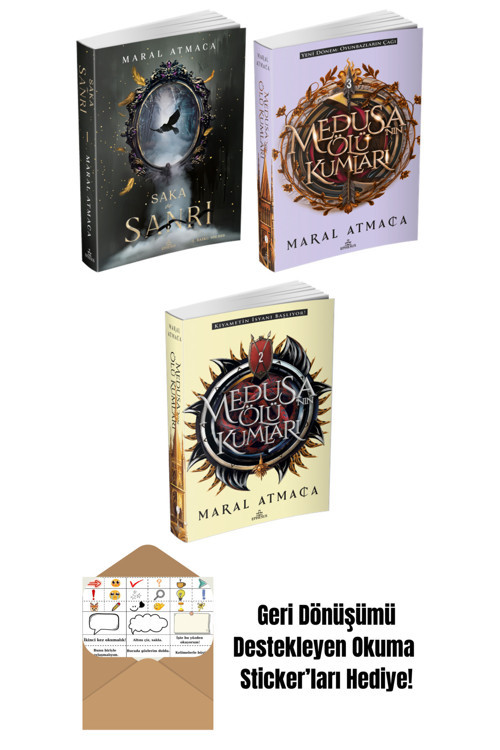 Ephesus Yayınları Maral Atmaca 3 Kitap Seti + Okuma Sticker'Ları