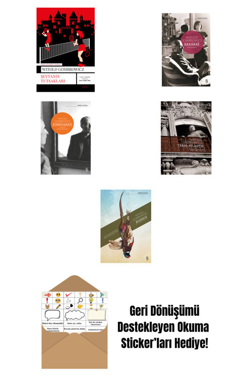 Everest Yayınları Witold Gombrowicz 5 Kitap Set + Okuma Sticker'Ları