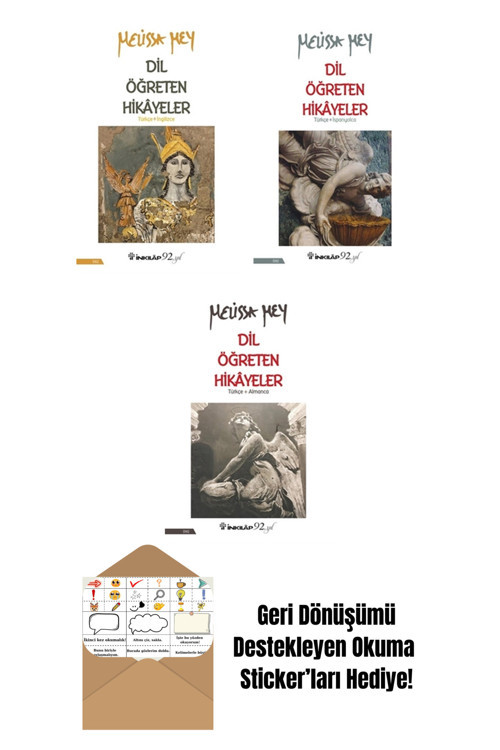 İnkılap Kitabevi Yayınevi Melissa Mey 3 Kitap Seti + Okuma Sticker'Ları