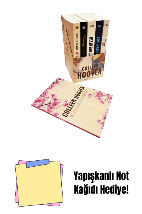 Epsilon Yayınevi Colleen Hoover 5 Kitap Set + Yapışkanlı Not Kağıdı
