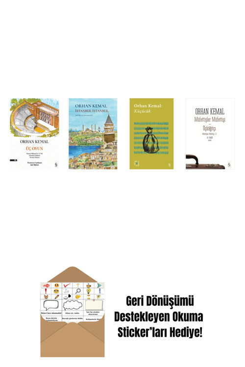 Everest Yayınları Orhan Kemal 4 Kitap Set + Okuma Sticker'Ları