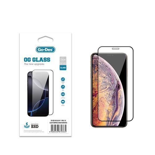 İphone 11 Pro Uyumlu Og Glass Antistatik Temperli Cam Ekran Koruyucu Şeffaf