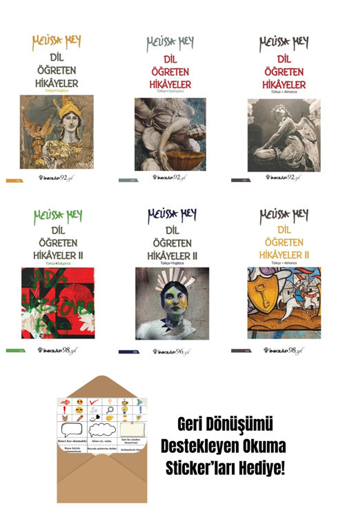 İnkılap Kitabevi Yayınevi Melissa Mey 6 Kitap Seti + Okuma Sticker'Ları