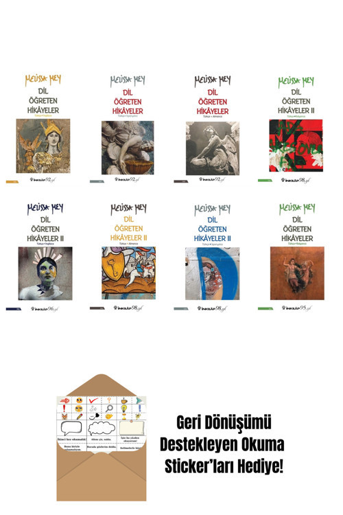 İnkılap Kitabevi Yayınevi Melissa Mey 8 Kitap Seti + Okuma Sticker'Ları