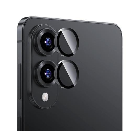 Galaxy S25 Edge Glass Warrior Kolay Uygulama Aparatlı Kamera Lens Koruyucu Şeffaf