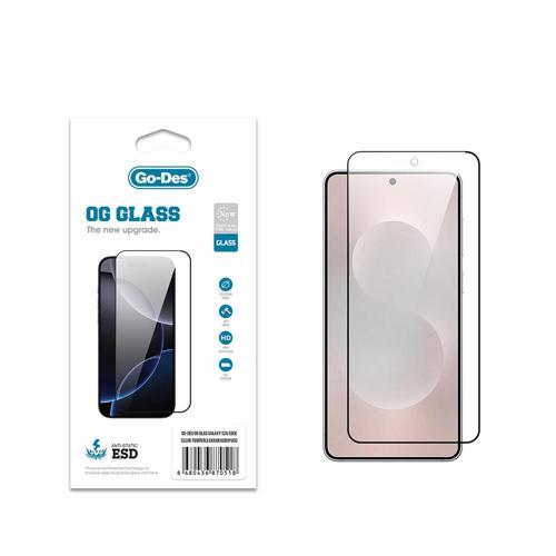Galaxy S25 Edge Uyumlu Og Glass Antistatik Temperli Cam Ekran Koruyucu Şeffaf