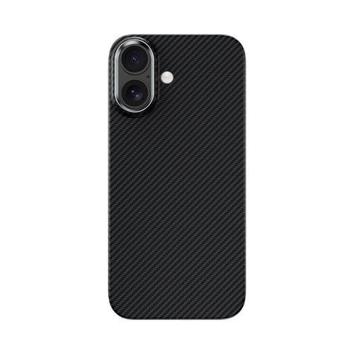 İphone 17 Kılıf M-Safe Şarj Metal Kamera Çerçeveli Armorair 600D Kevlar Fiber Siyah