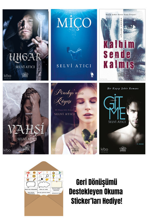 Epsilon Yayınevi Selvi Atıcı 6 Kitap Seti + Okuma Sticker'Ları