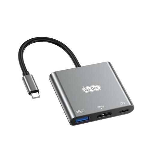 Gd-8287 Type-C To Hdtv 3 İn 1 Dönüştürücü Adaptör
